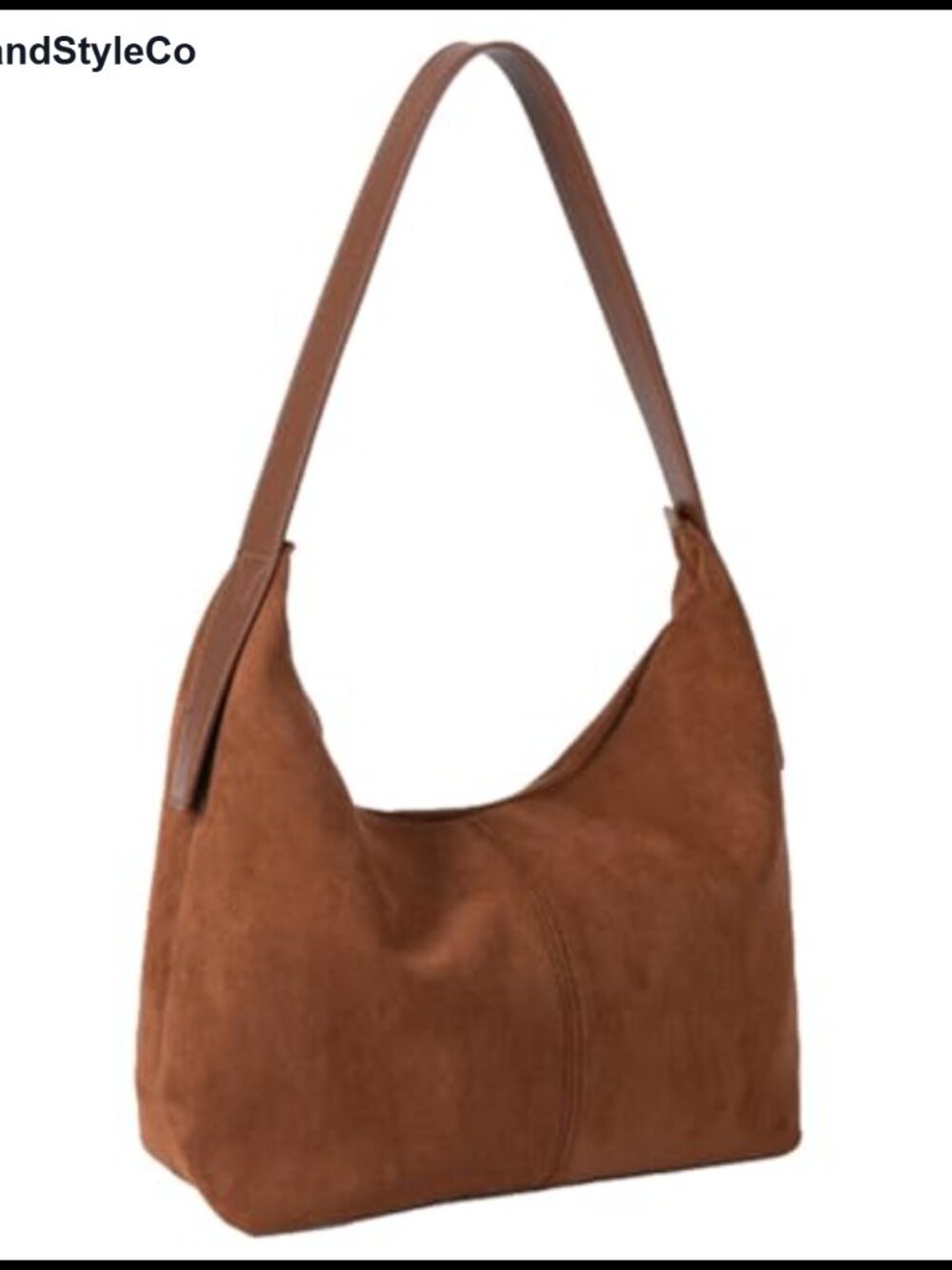 Suede Hobo Handbag | Underarm Shoulder Bag Purse Tote Retro Satchel